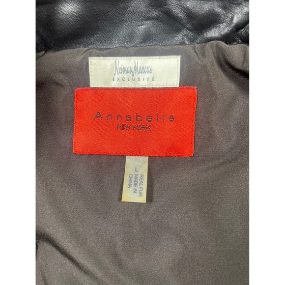 Vintage Neiman Marcus X Annabelle Exclusive, Rabbit Fur Vest, Size Large - Picture 7 of 8